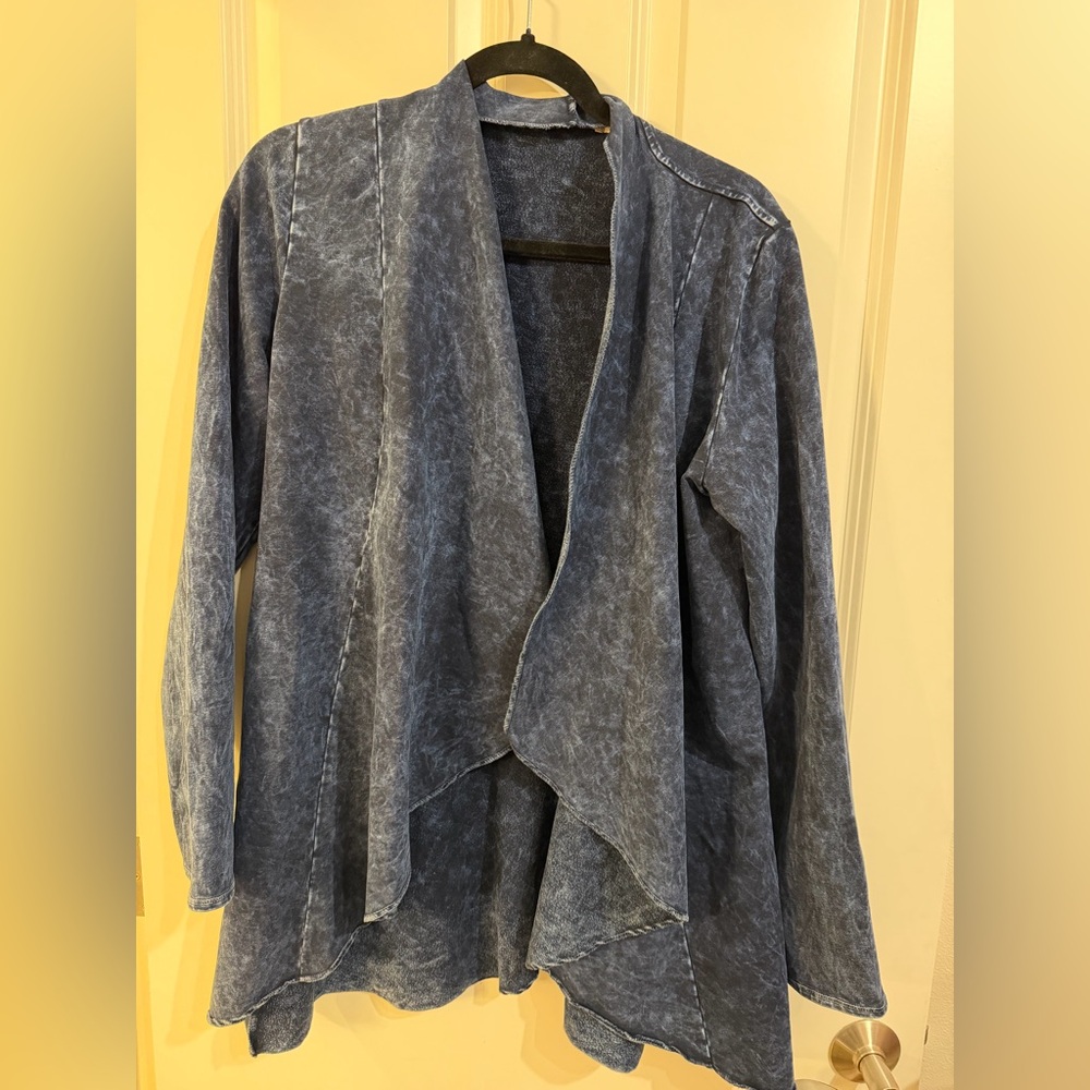 Testimony Los Angeles blue cardigan.